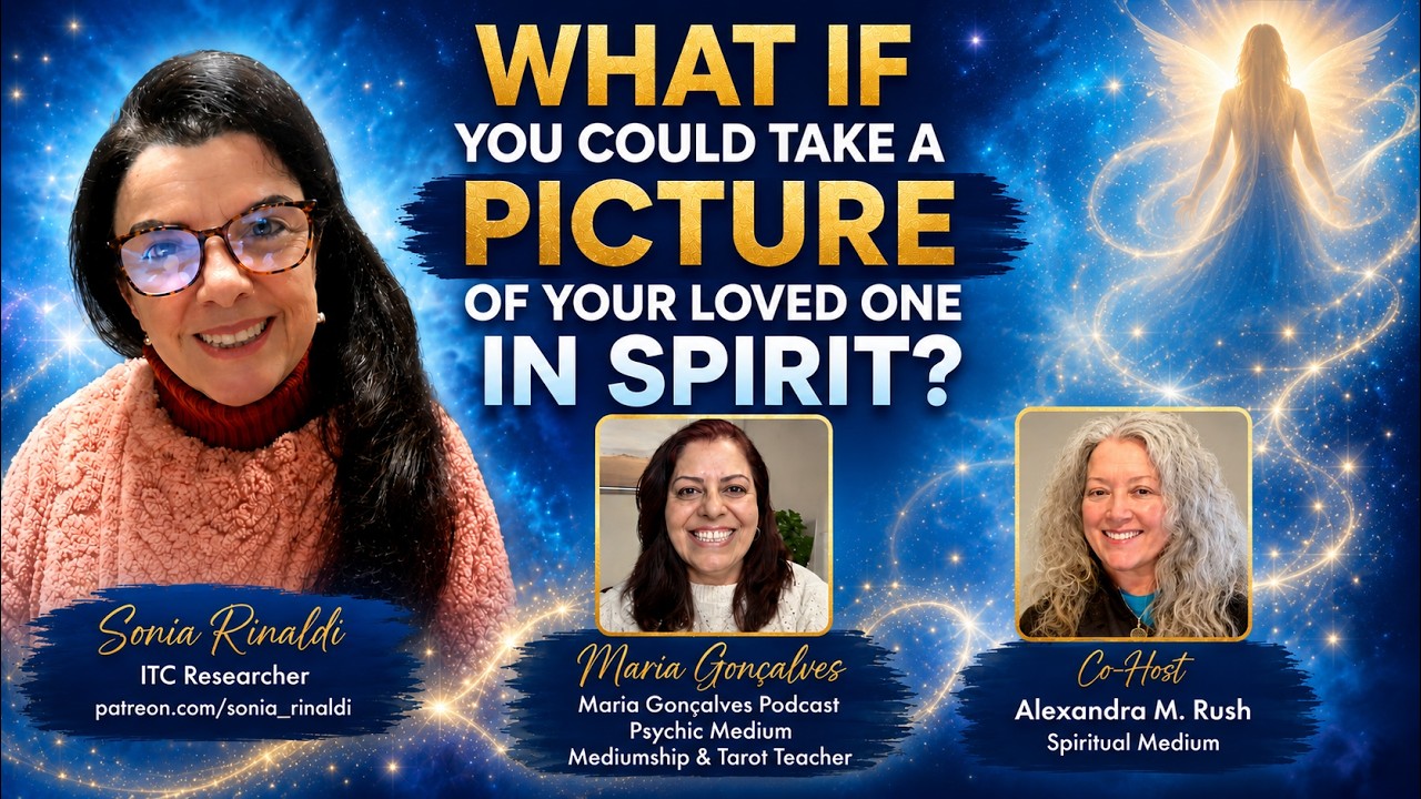 What If You Could Take a Picture of Your Loved One in Spirit?  ITC Research with Sonia Rinaldi