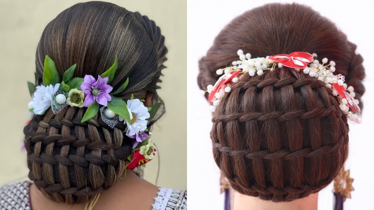 beautiful juda hairstyle for bridal | hairstyle for saree | ladies hair style