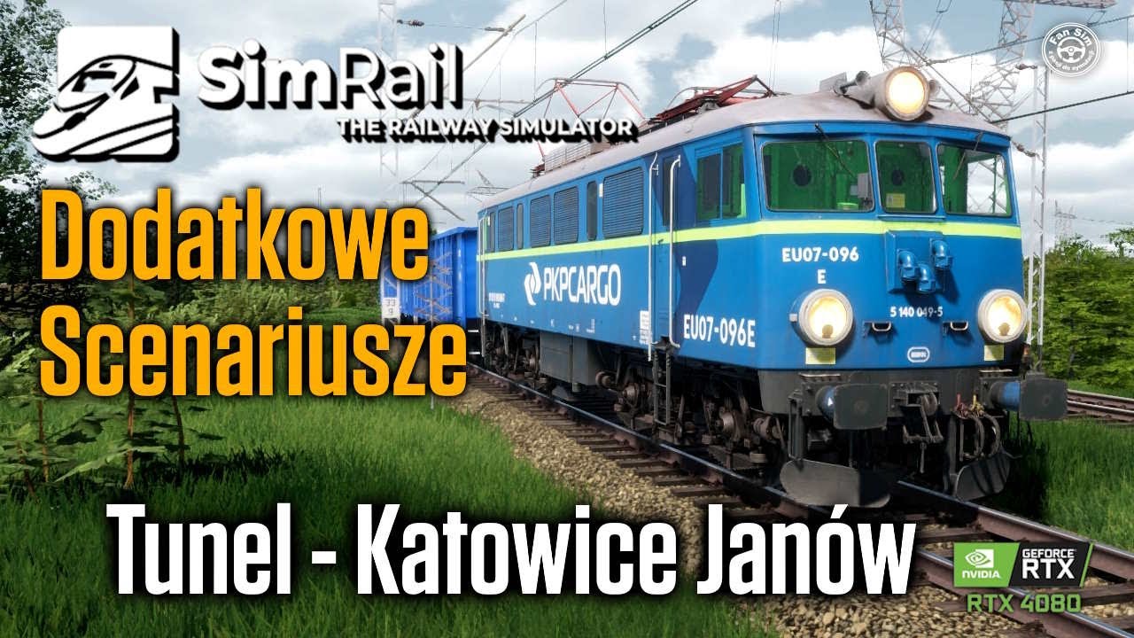 EU07 PKP Cargo - Dodatkowy Scenariusz Tunel - Katowice Janów - SimRail #33 | 🚉 Symulator Kolejowy