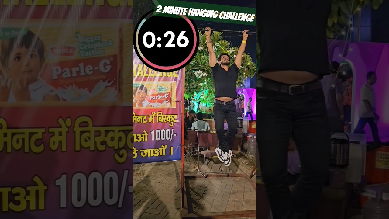 2 Minute Hanging Challenge | #ytshorts #musicevent #party #partydecorations #musicfestival