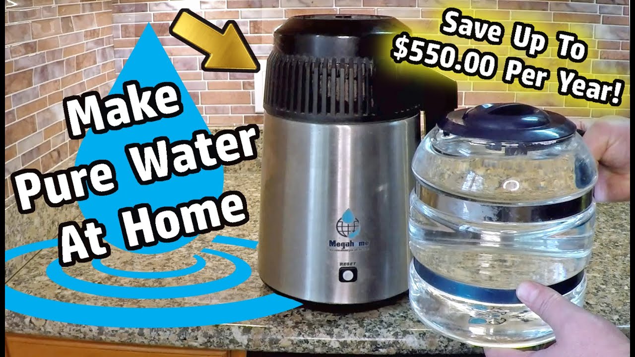Complete Guide To At Home Water Distillation Using A Countertop Water Distiller (Pure H2O)