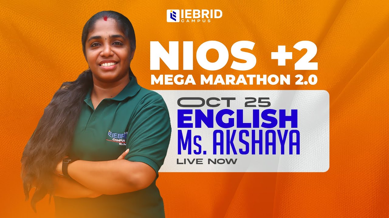 NIOS PLUSTWO | ENGLISH | MEGA MARATHONE 2.0 |