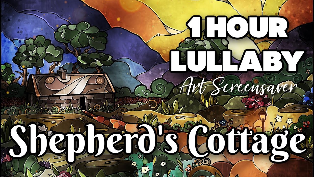The Shepherds Cottage Painting | Ambience & Wallpaper | Art Screensaver | Christian Ambience
