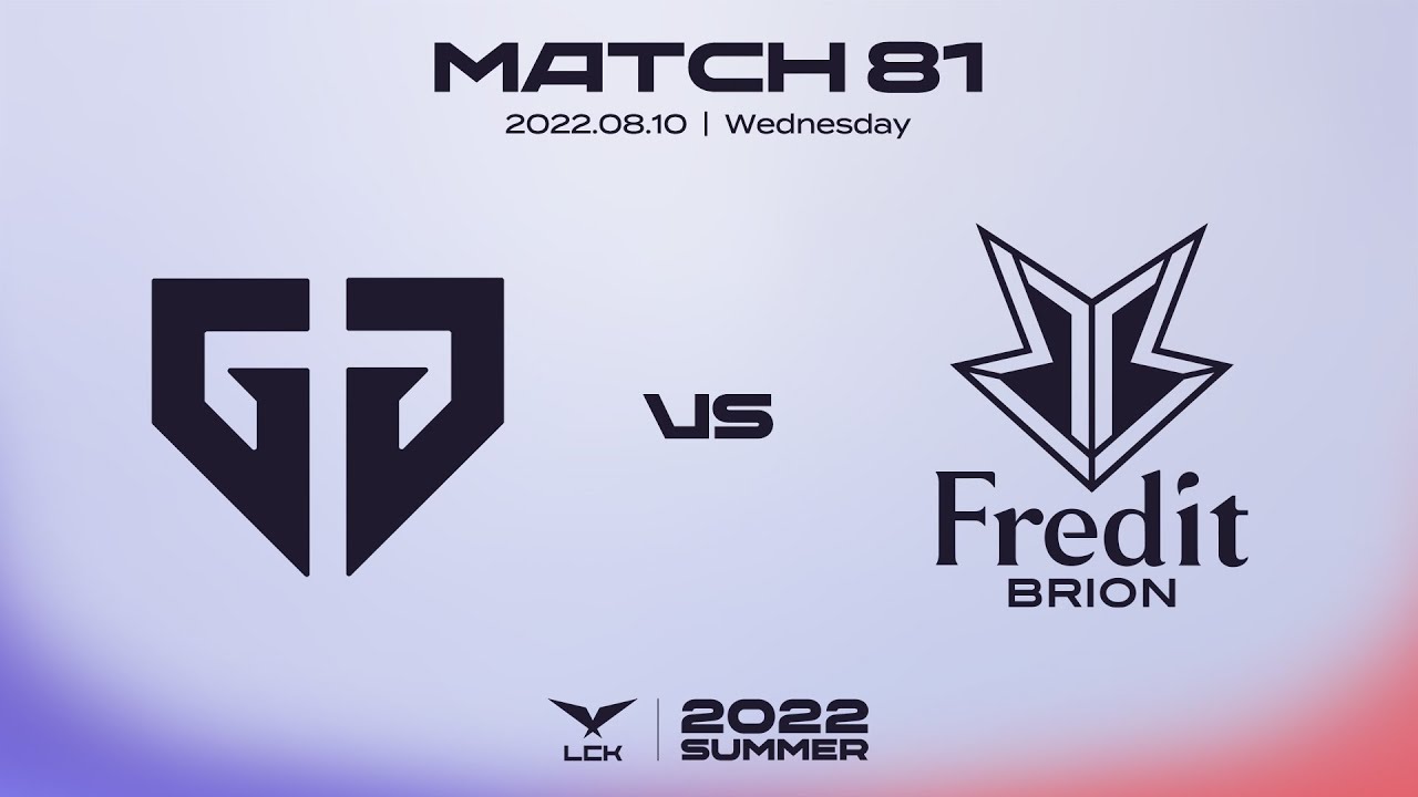 젠지 vs. 프레딧 | 매치81 하이라이트 | 08.10 | 2022 LCK 서머 스플릿