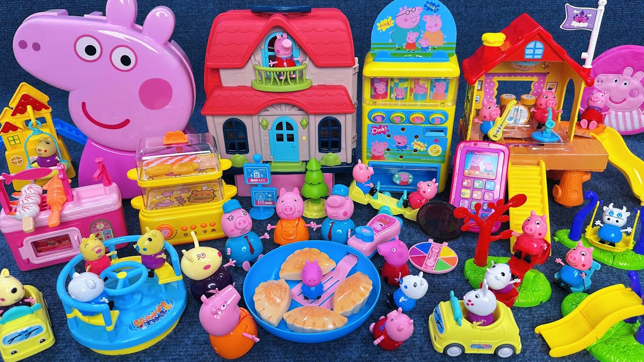 17 Minutes Satisfying with Unboxing Peppa Pig luxury Villa BBQ Party Play Set ASMR｜Review Toys