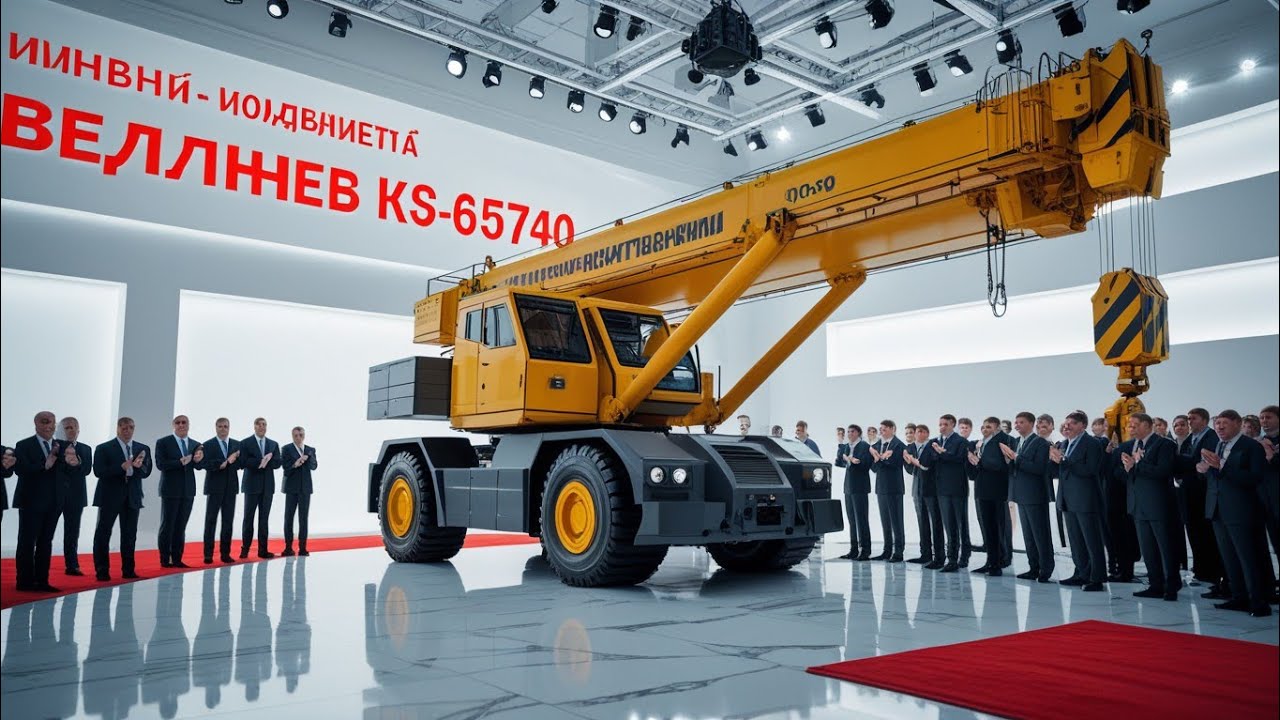 Chelyabinets KS-65740 &ndash; Russia's Legendary Mobile Crane in Full Glory! 🇷🇺💪