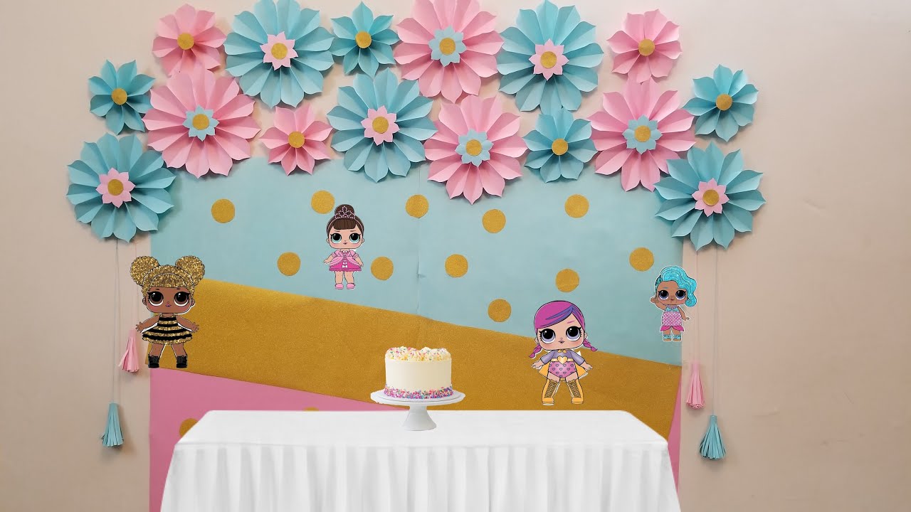 LOL SURPRISE Birthday Party ideas | Birthday party decoration idea | Paper Crafts Planet