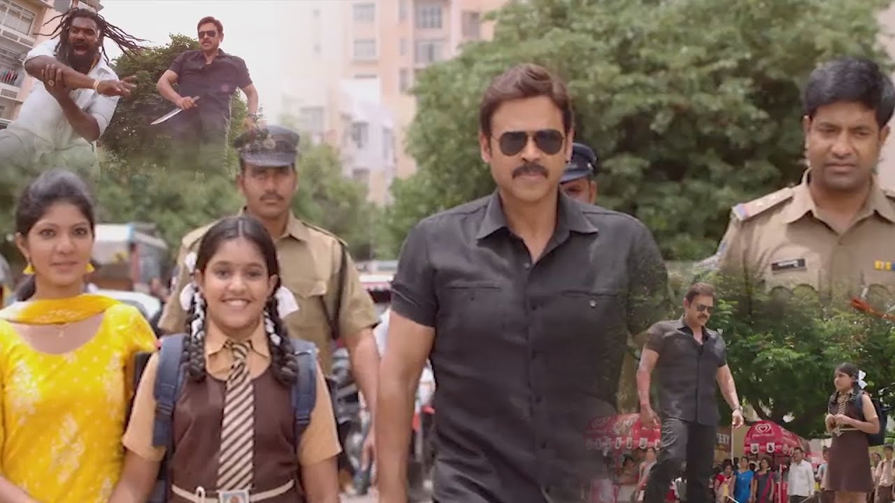 Venkatesh Non Stop Comedy Action Scene | Babu Bangaram | TFC Movies