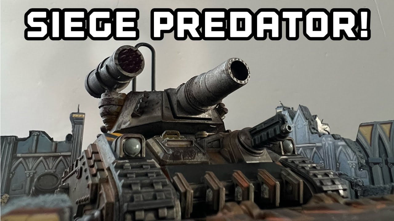 Осадный Хищник Железных Воинов из вселенной Warhammer 40k!