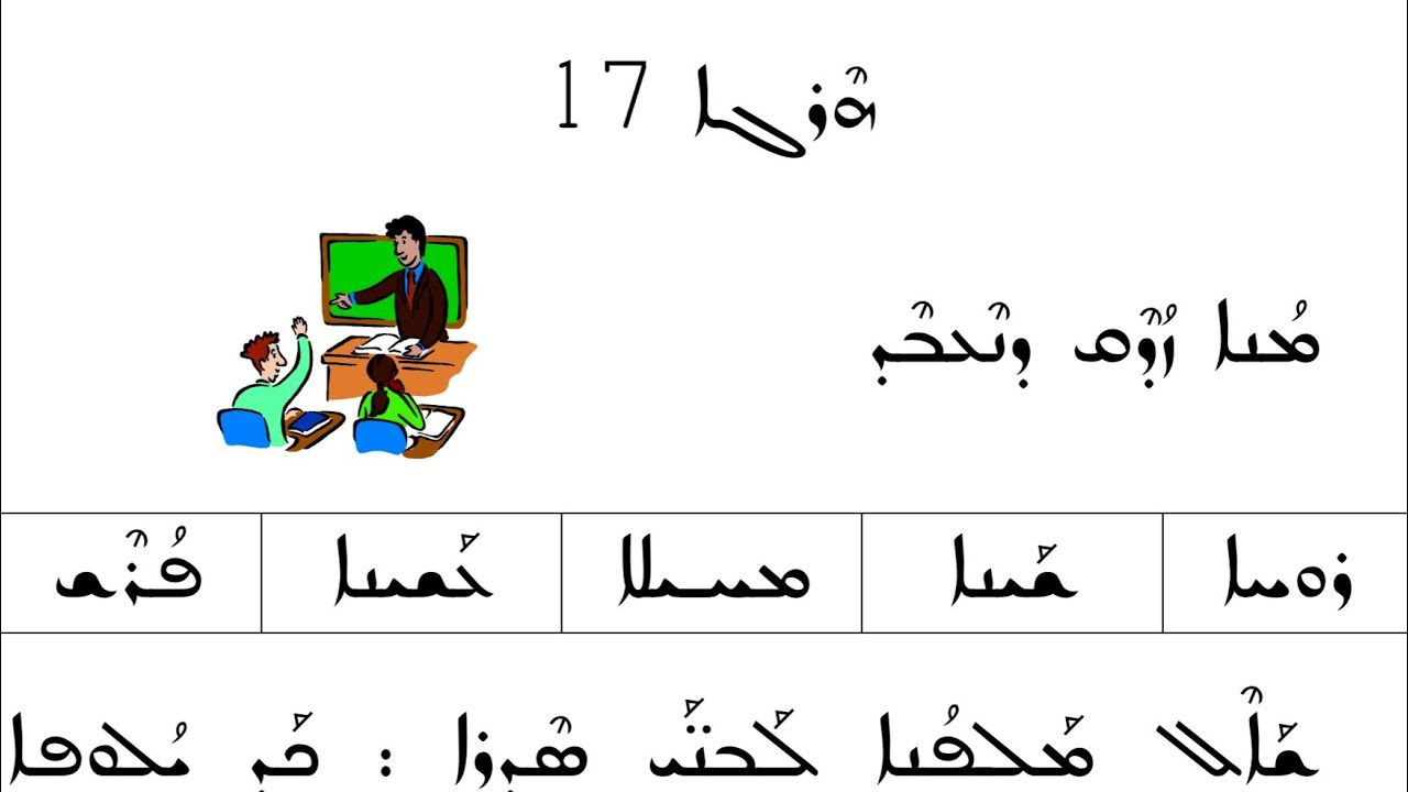 Kthobo tlithoyo Hergo 17             17ܟܬܳܒܳܐ ܬܠܺܝܬܳܝܳܐ ܗܶܪܓܳܐ