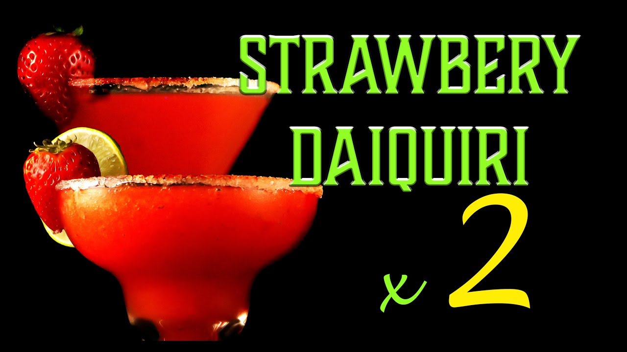 How To Make The Strawberry Daiquiri - Two Ways - Booze On The Rocks