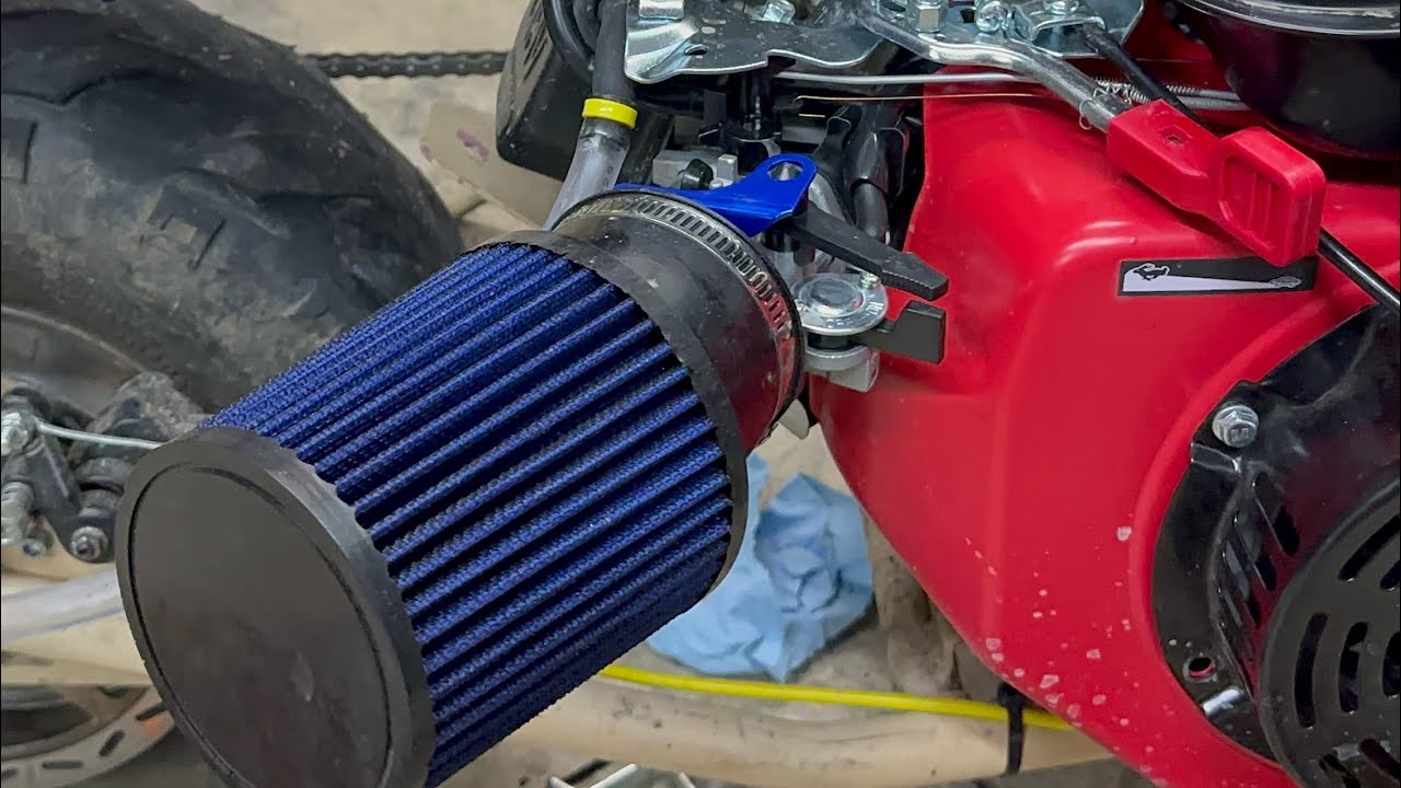Installing air filter on 224cc predator (fast and easy)