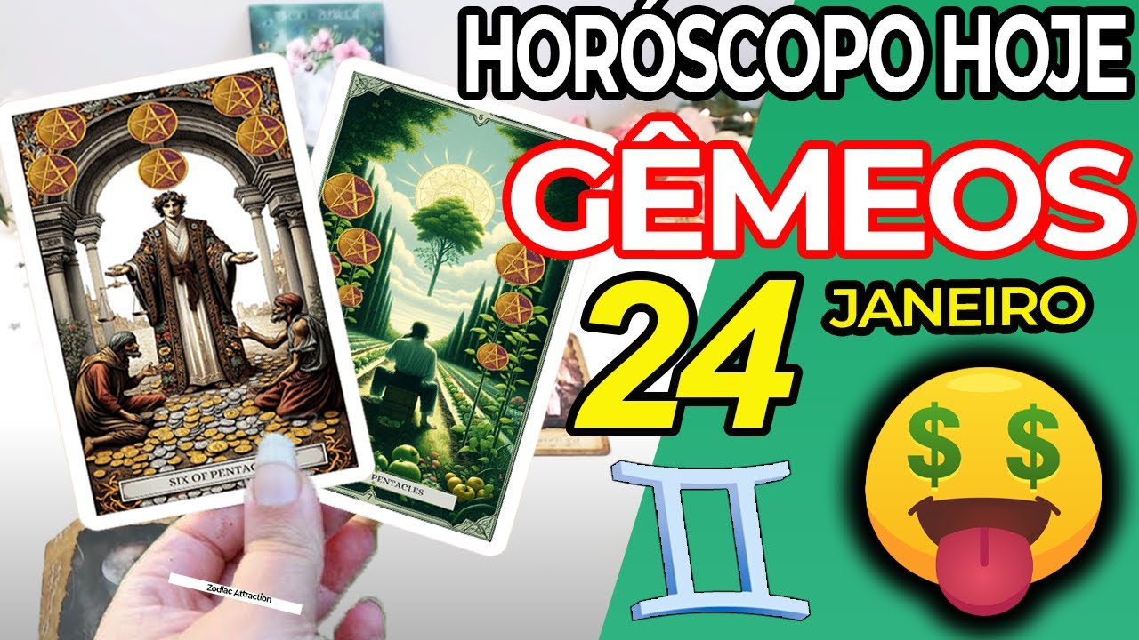 💰ALGUÉM SE TORNA MILIONÁRIO🤑💵 Gêmeos ♊ 24 Janeiro 2026 | Horoscopo do dia de hoje ♊ Tarot Gêmeos