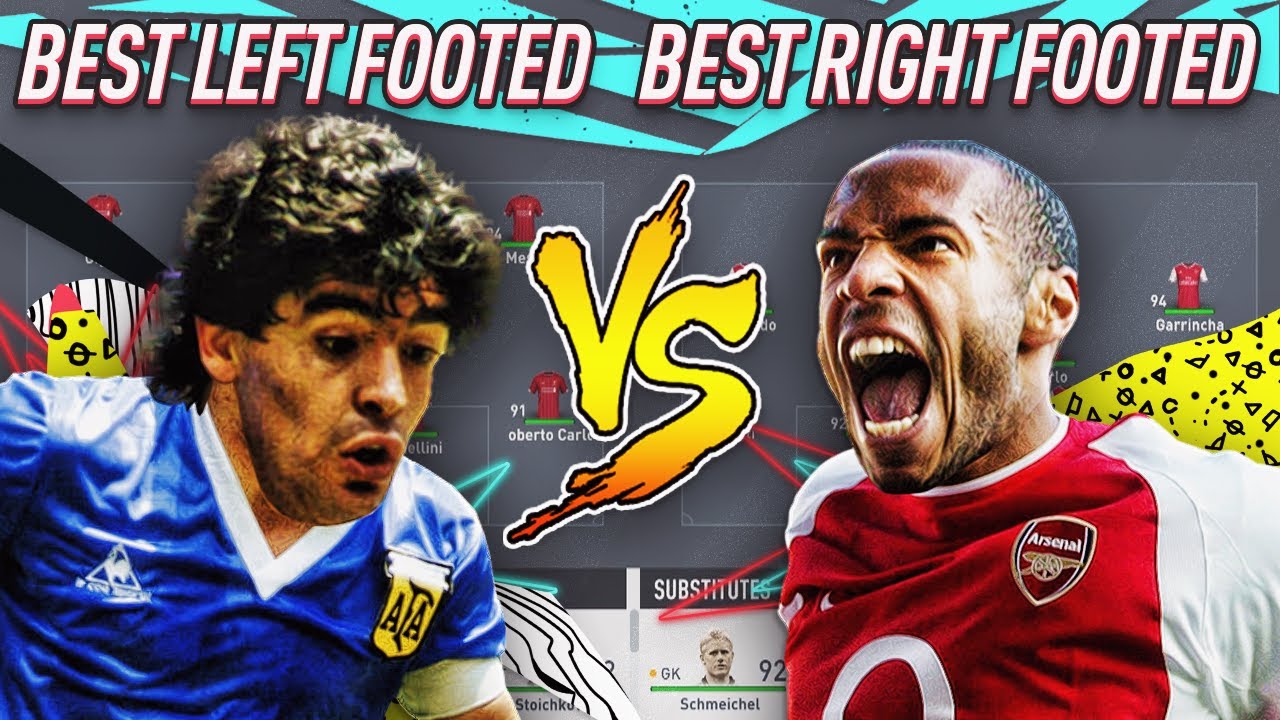 All Time Left Foot XI VS All Time Right Foot XI FIFA 20 Experiment