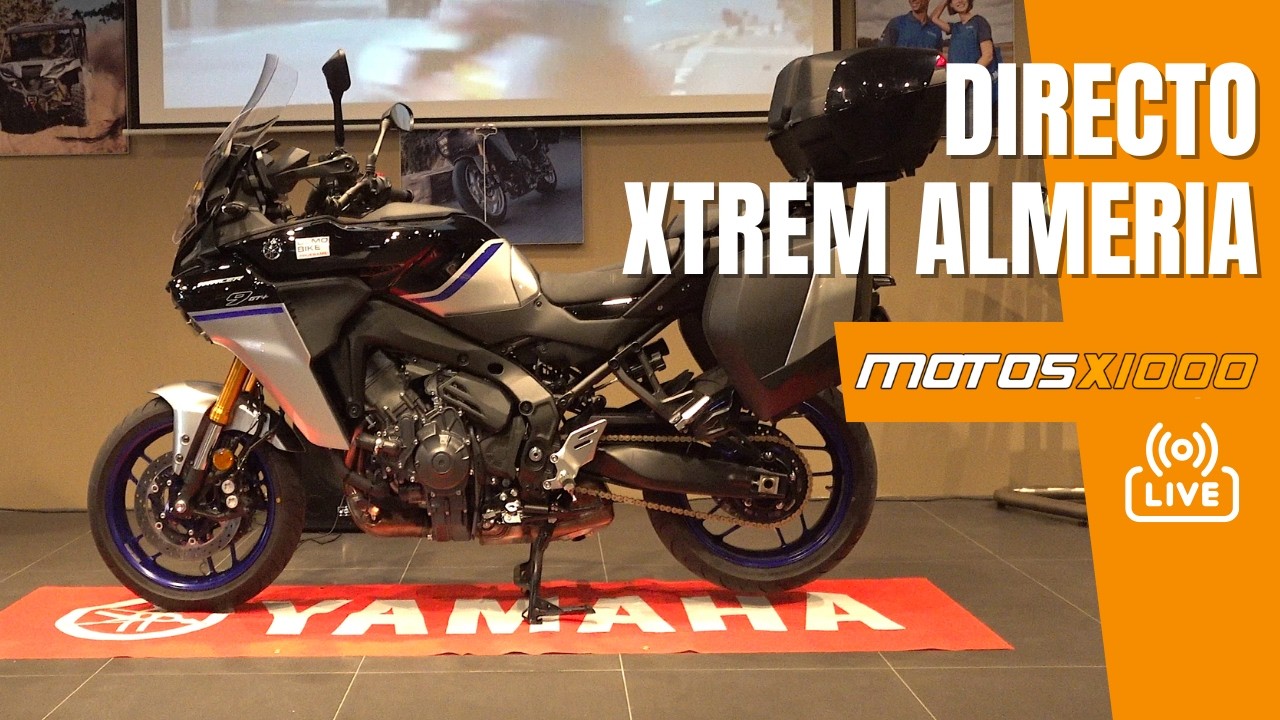 Presentacion Yamaha Tracer 9 en Xtreme Challenge Almeria | Motosx1000