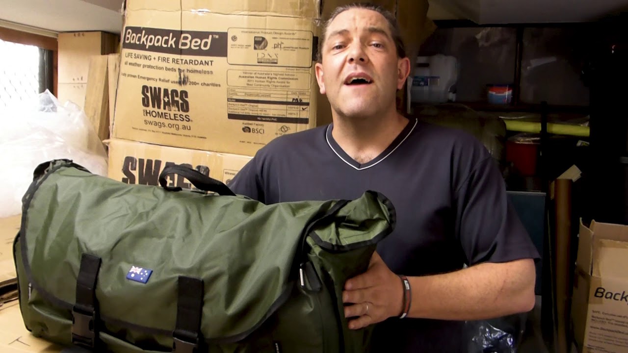 EXPERT knows why the Backpack Bed works 20+ years experience with homeless