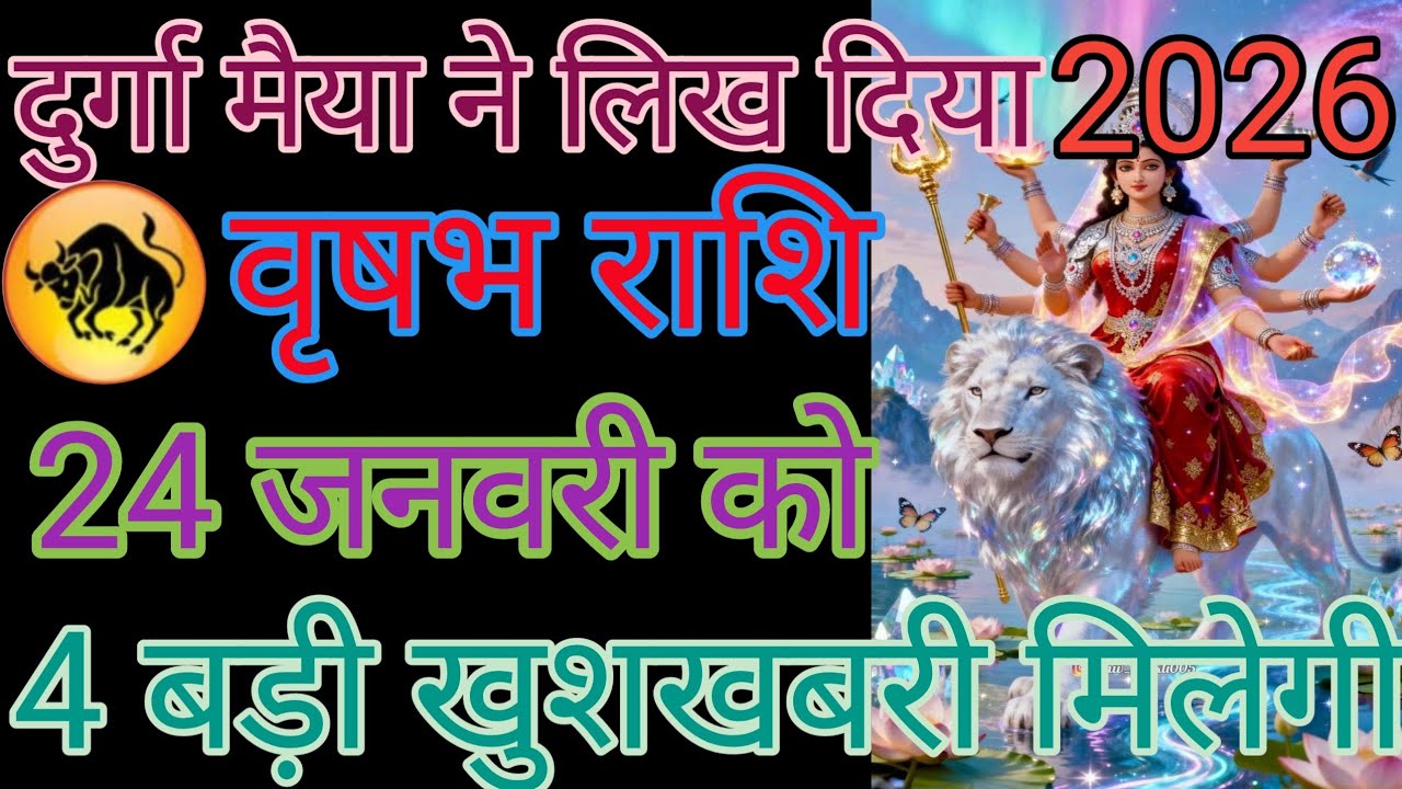 वृषभ राशि वालों सुबह उठकर हमारा वीडियो देख लेना आपका दिन शुभ होगा लाइक सब्सक्राइब कर देना