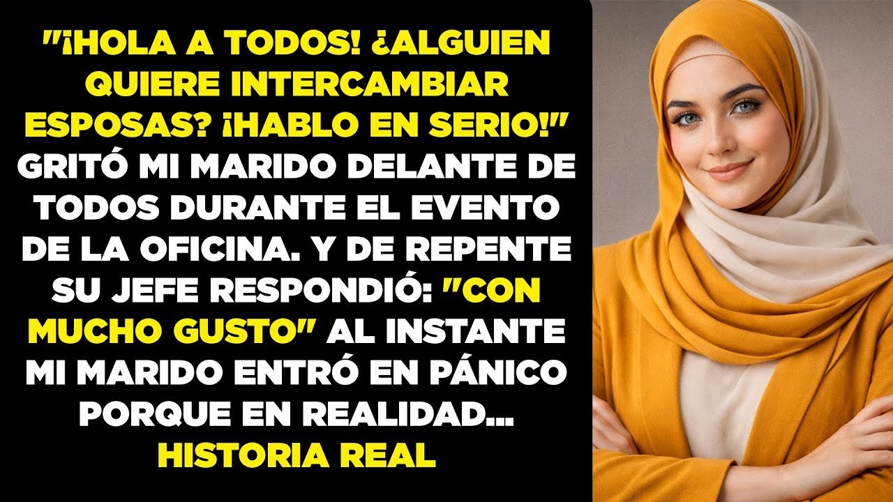 _¿Quién quiere cambiar de esposa_, gritó mi esposo en el trabajo y se asustó cuando el jefe dijo
