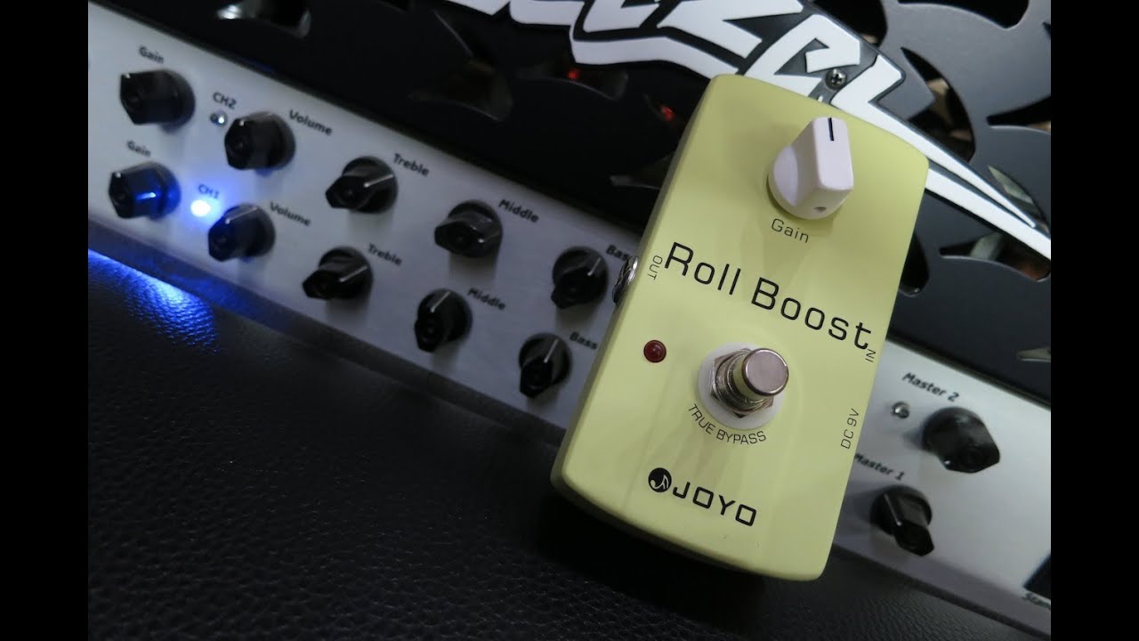 Joyo Roll Boost - Pedal Demo - Boosting 7 different Amps !!!