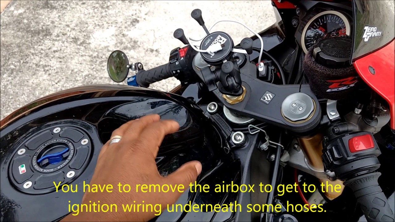2011- 2017 Suzuki GSXR 600/750 Digital Guard Dawg Keyless Ignition system