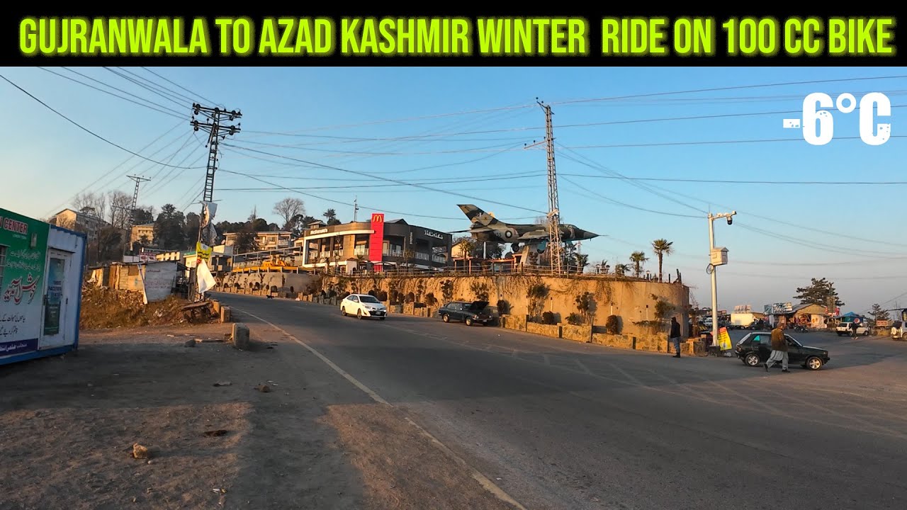 Gujranwala To Azad Kashmir Winter Ride on 100 CC Bike Part 1 @WildlensbyAbrar