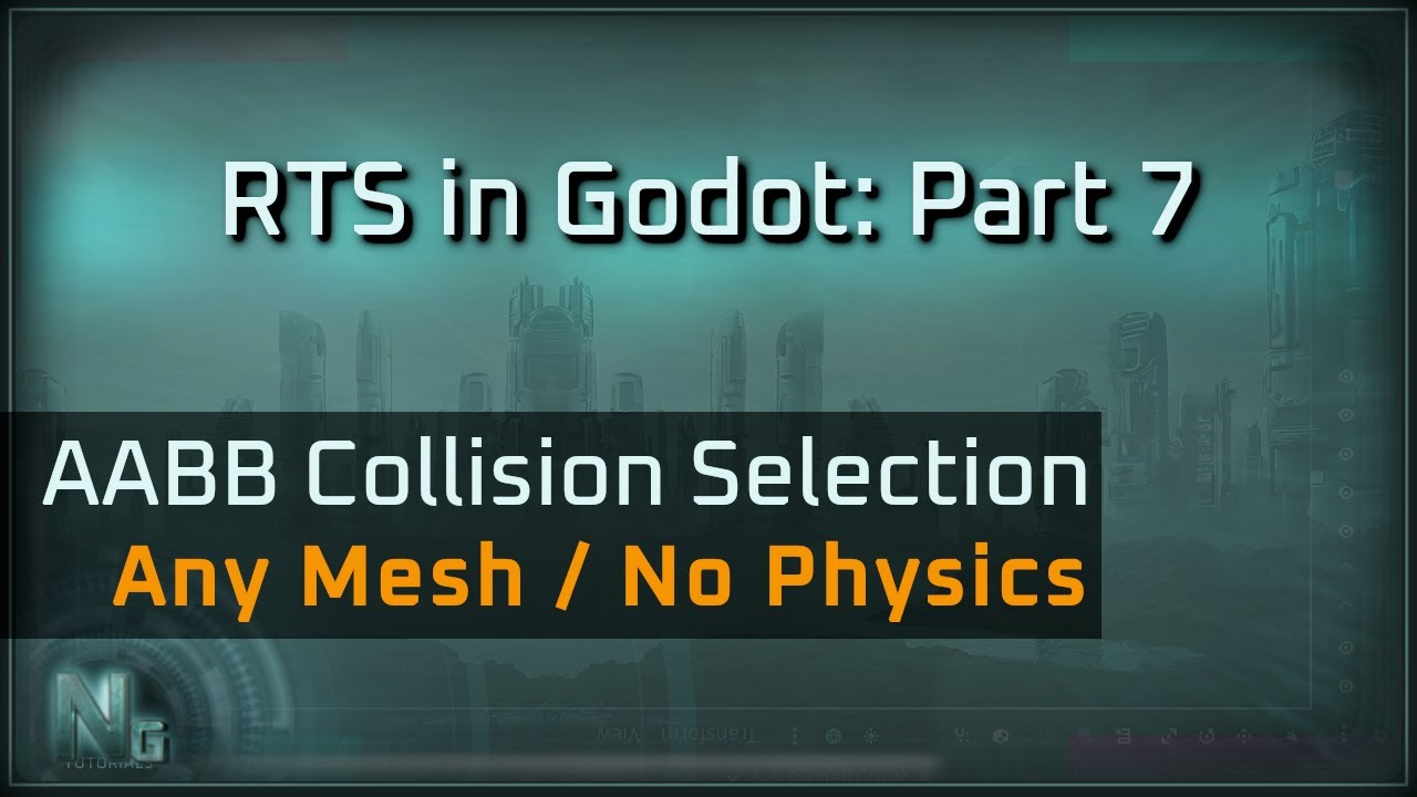 Rts in Godot Part 7 : AABB Mouse Selection for an Rts Project Made In Godot from Scratch