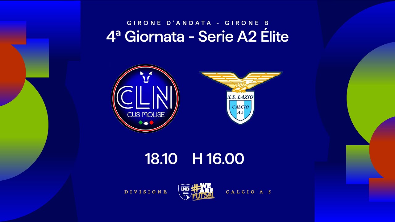 Laborvetro CLN CUS Molise-Lazio 0-5 | 4ª giornata | Serie A2 Élite 2025/2026 - Girone B