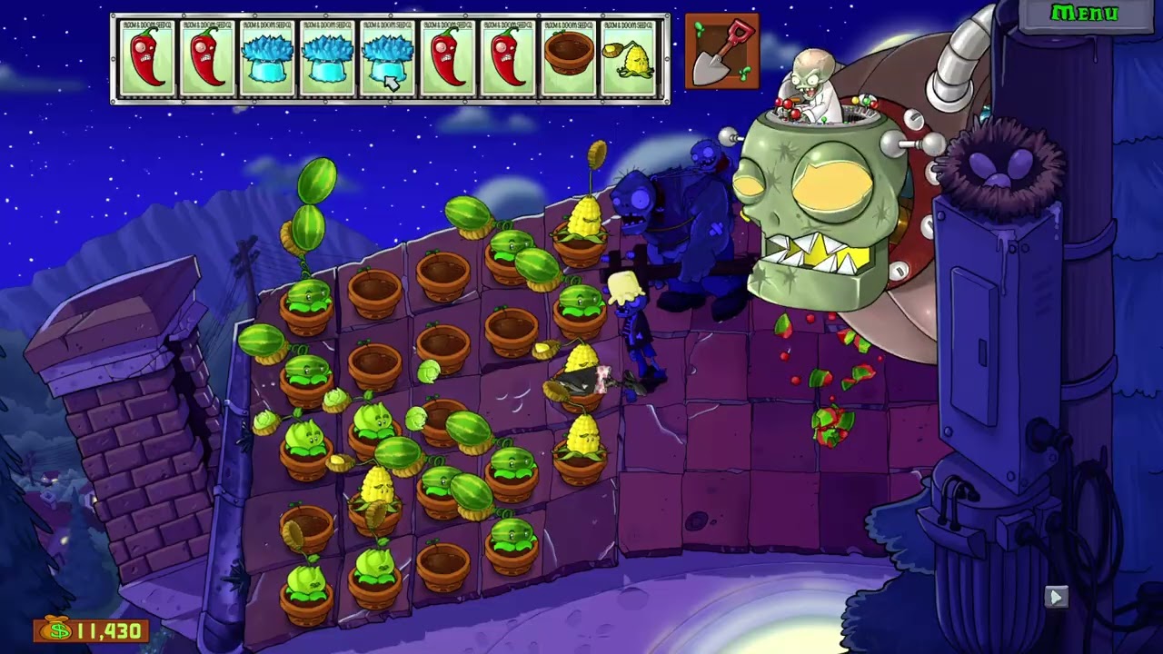 PvZ Replanted - Zombot final boss + credits (gameplay leaked)