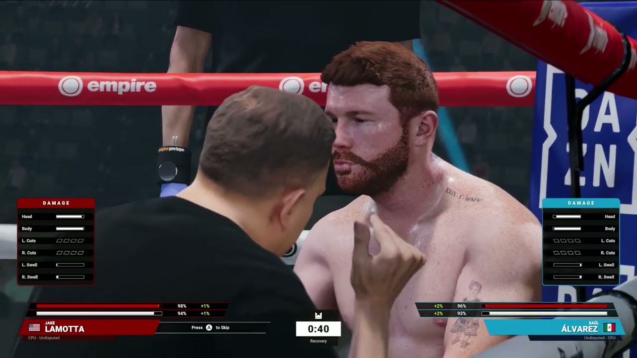 Undisputed Jake Lomatta Vs Saul Alvarez Fight Sim