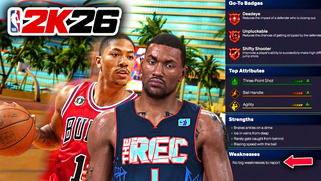 PRIME DERRICK ROSE BUILD on NBA 2K26! NO WEAKNESSES!