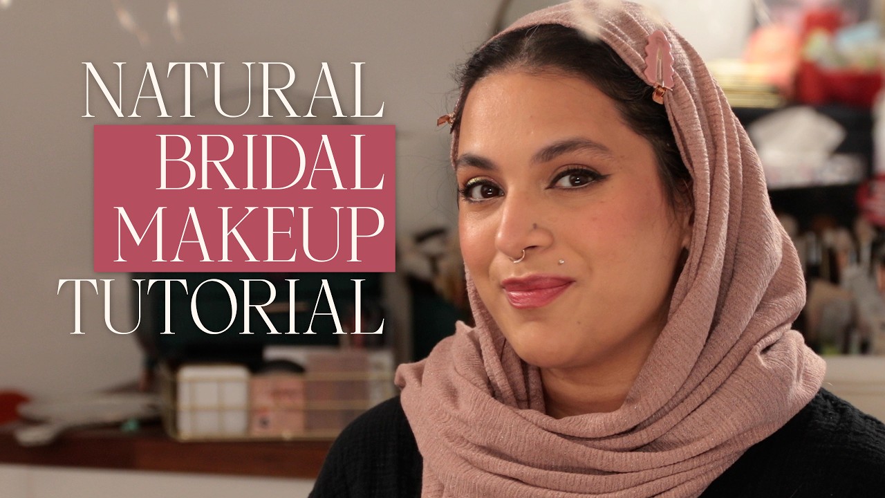 Natural Bridal Makeup Tutorial | Soft Glam + Shade Match 💍✨#bridalmakeup #naturalglam #shadematching