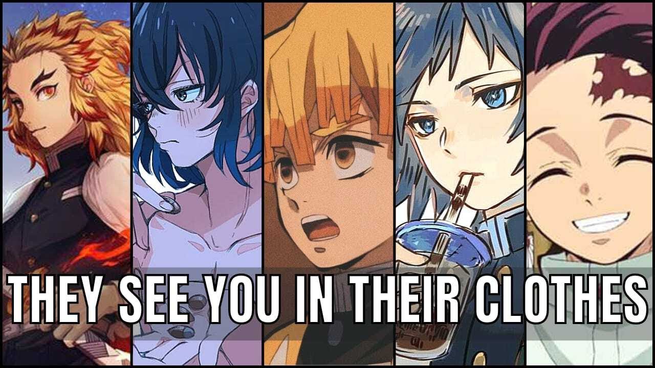 When you wear their clothes - Demon slayer x listener asmr