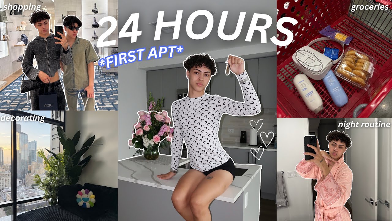 My First 24 Hours LIVING ALONE in My NEW APARTMENT!