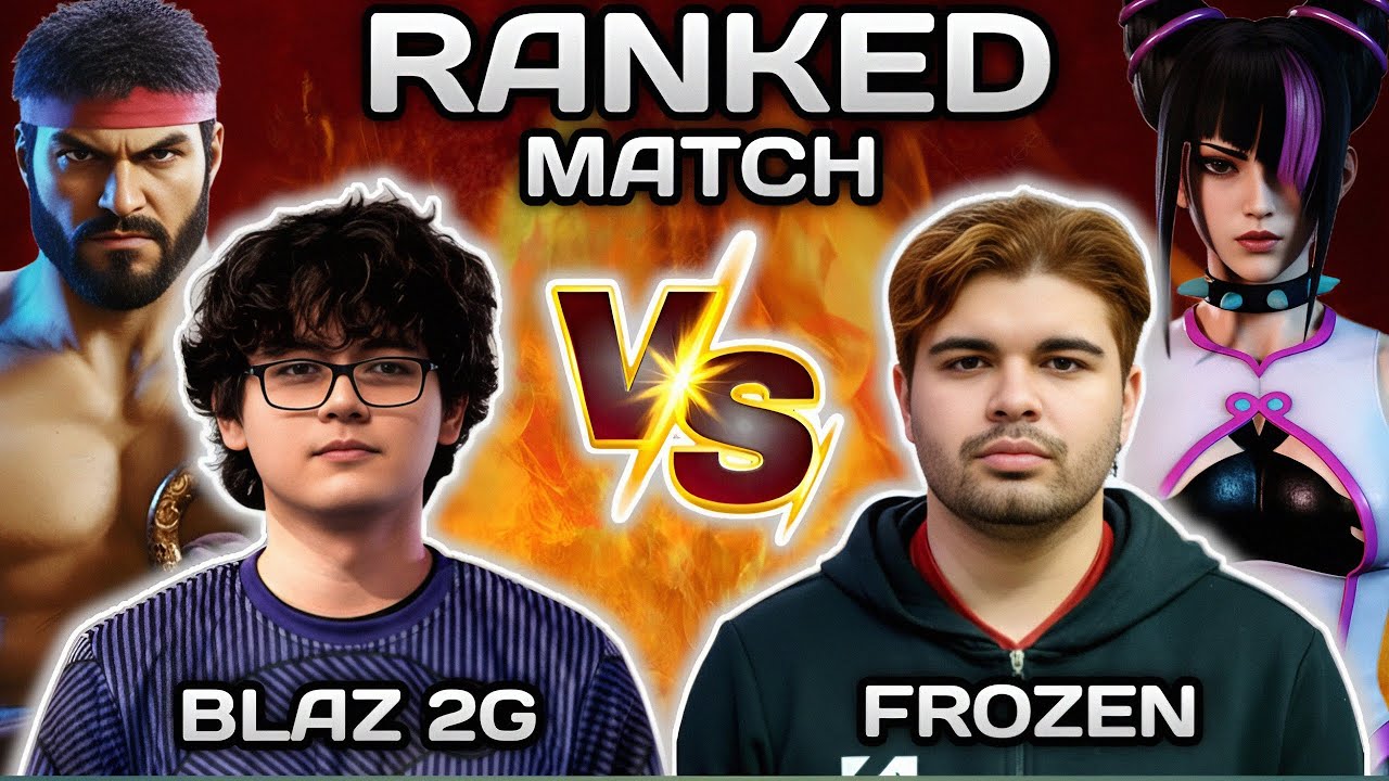 SF6 ▰ Blaz ( Ryu )  VS Frozen ( Juri )