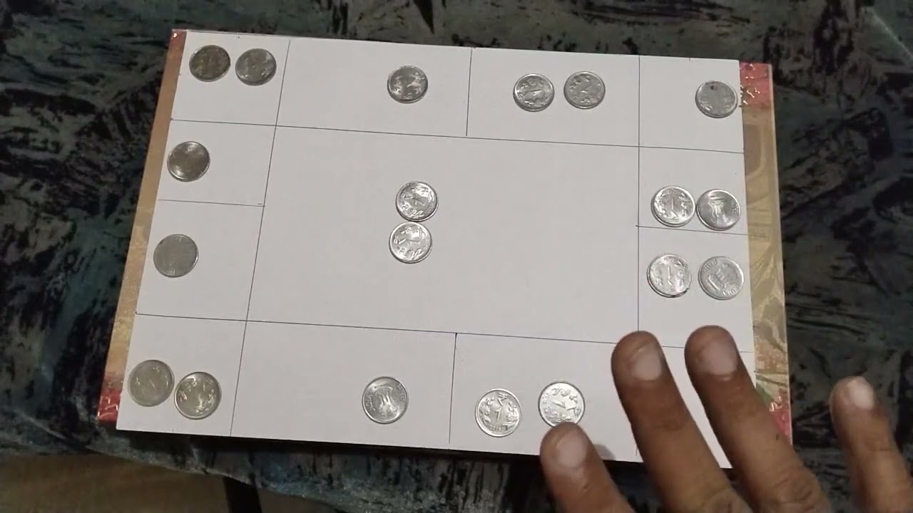 Mind Game.....Coins Puzzle Game ll Pebbles Trick Dimaag Ghuma dega ll #shortvideo #puzzle #mindset