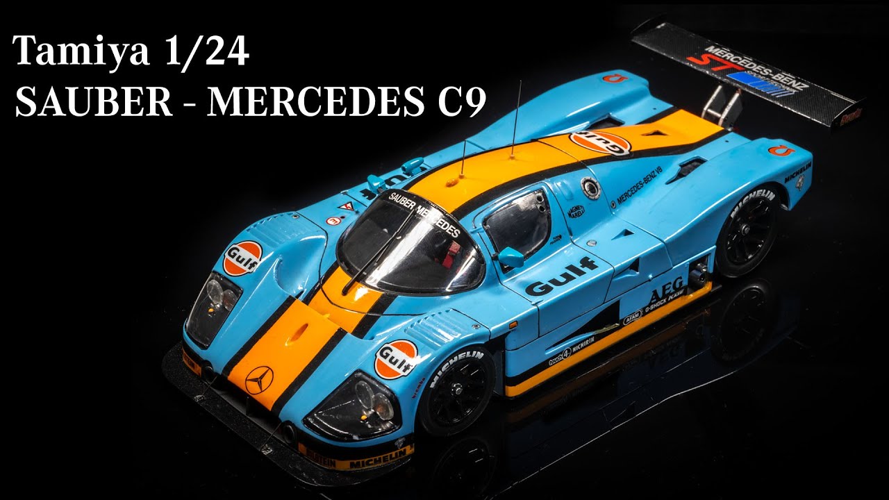 Tamiya 1/24 1989 Sauber - Mercedes C9 Video Build