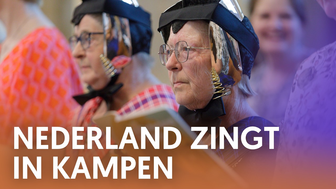 Massale koor- en samenzang in Kampen: 'Dit is wel heel gaaf' - Nederland Zingt
