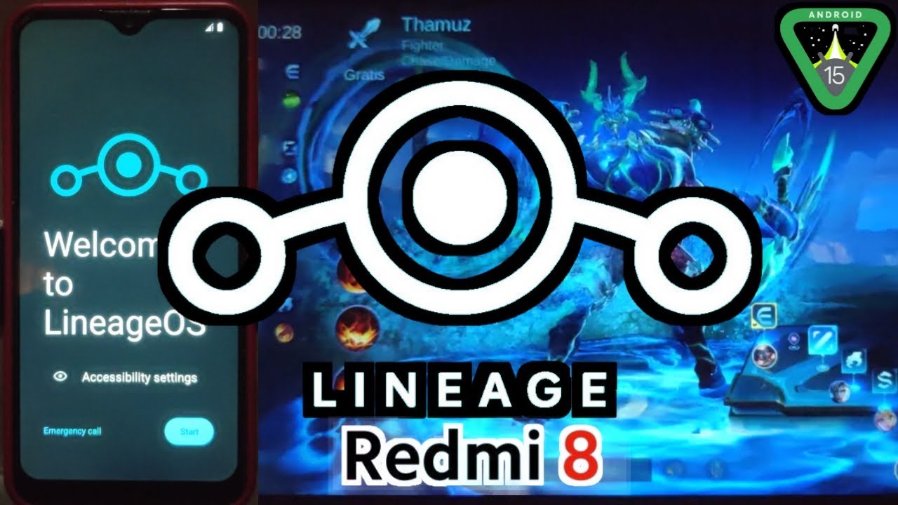 LineageOS 22 patch October 2024 di Redmi 8 / 8a / 8a dual / 8a pro || Custom Rom Android 15 ||