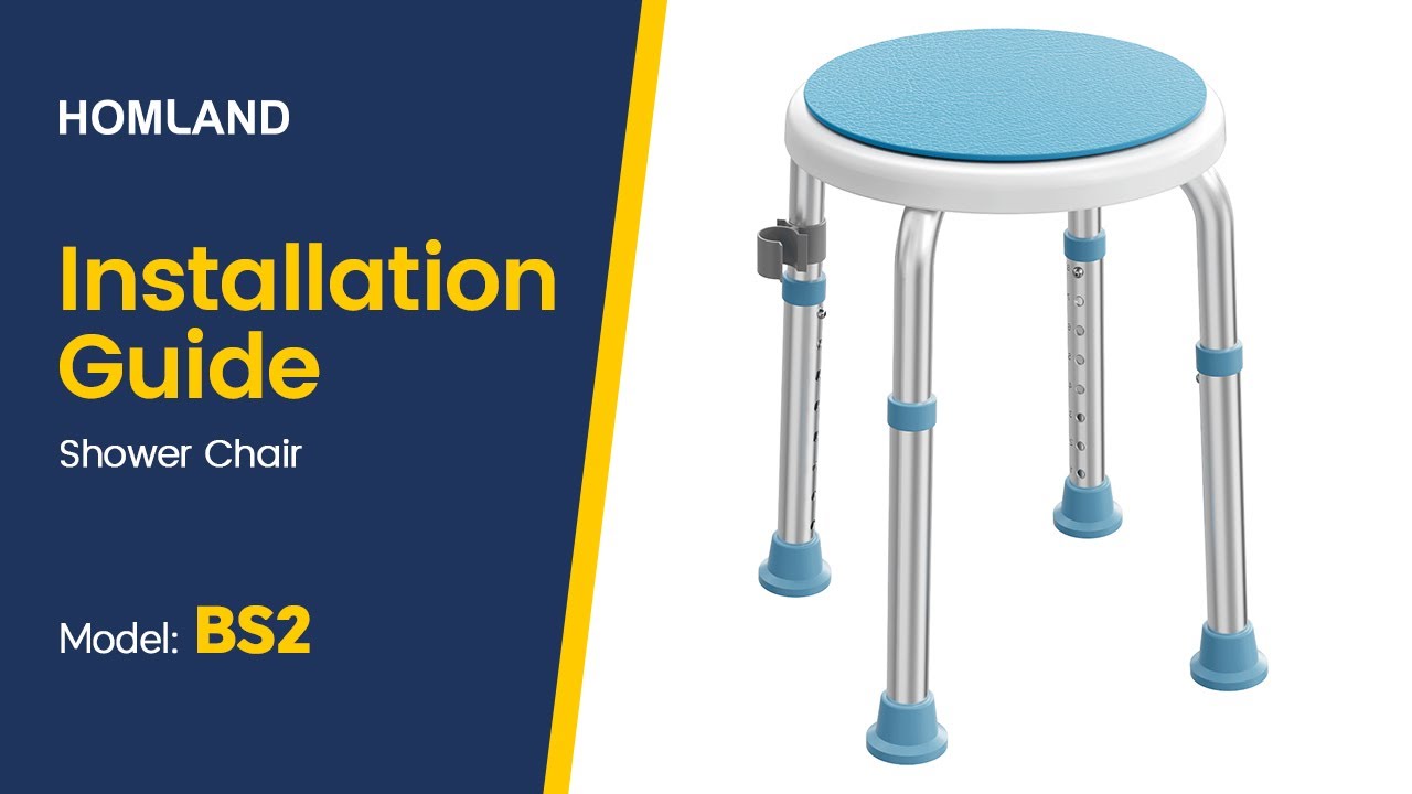 How to install shower chair (Model: BS2)