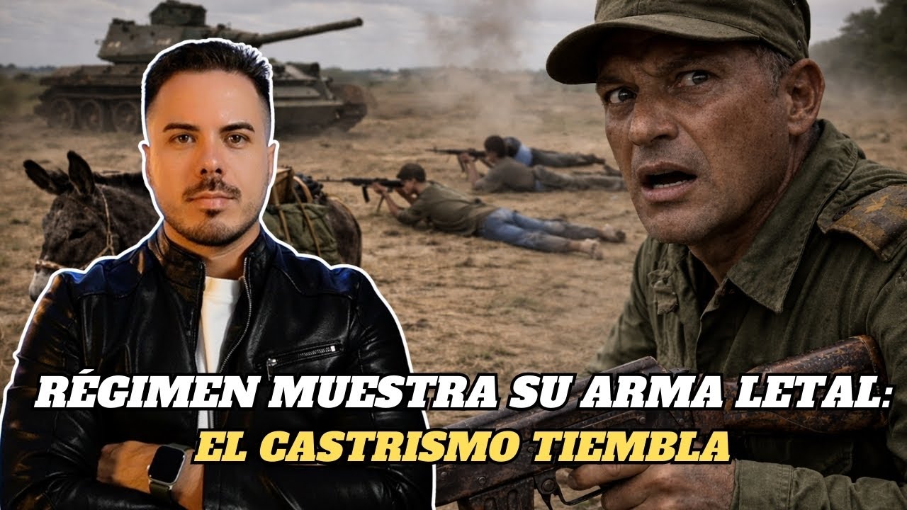 El ridículo militar del castrismo: Burros, armas viejas y soldados aterrados
