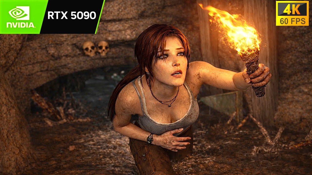 Tomb Raider (2013) RTX 5090 4K 60FPS Gameplay | Tunnel Escape & Intense Combat – Part 3