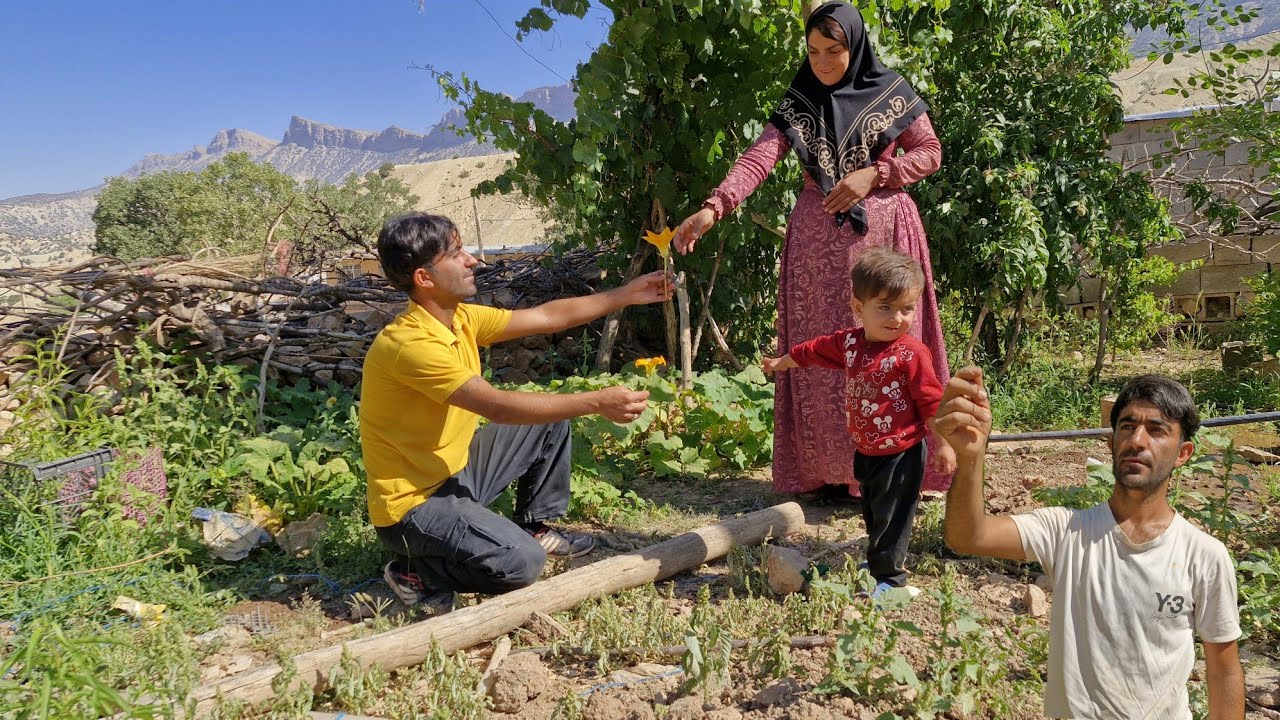 Mr. Qudrat and his wife are hardworking and strive to improve life in the village.