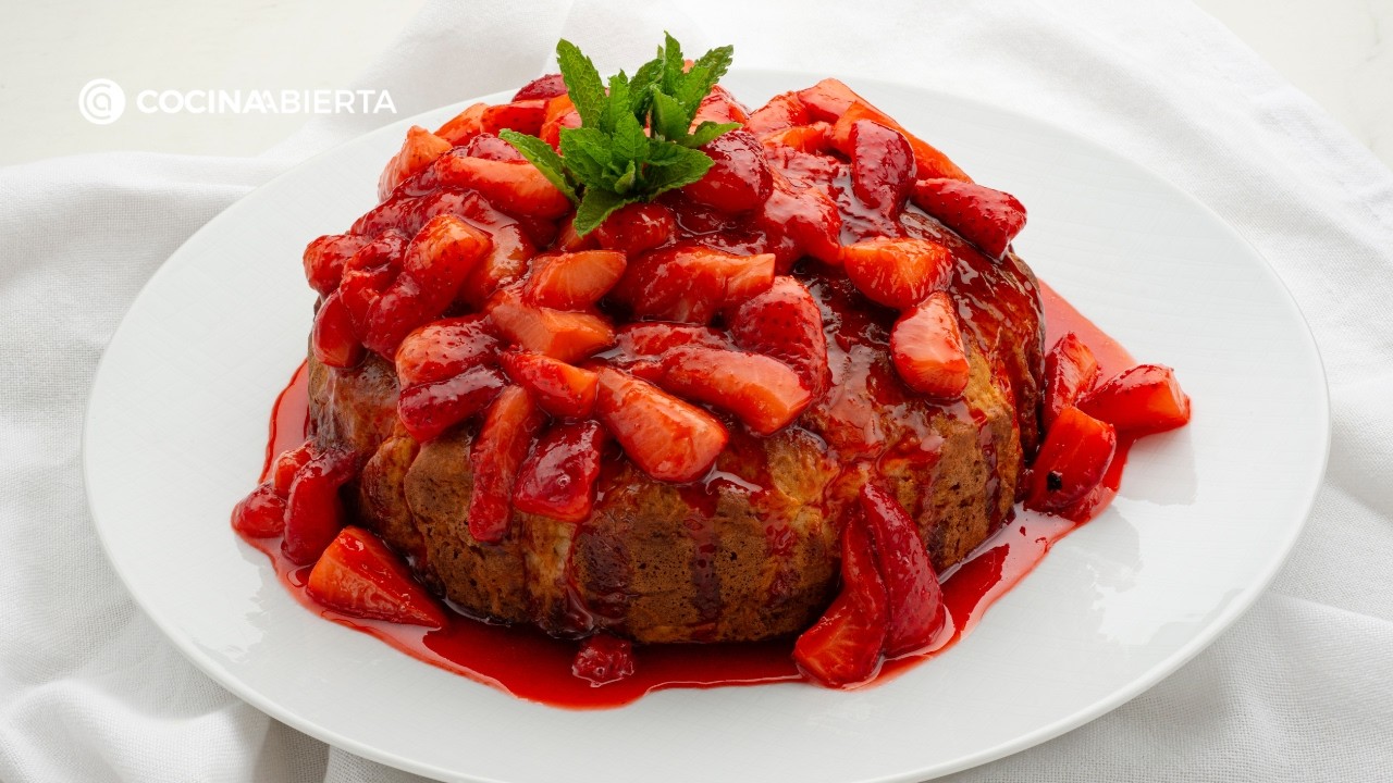 Tarta de ricotta al horno con fresas 🍓 f&aacute;cil y cremosa | Receta de Eva Argui&ntilde;ano