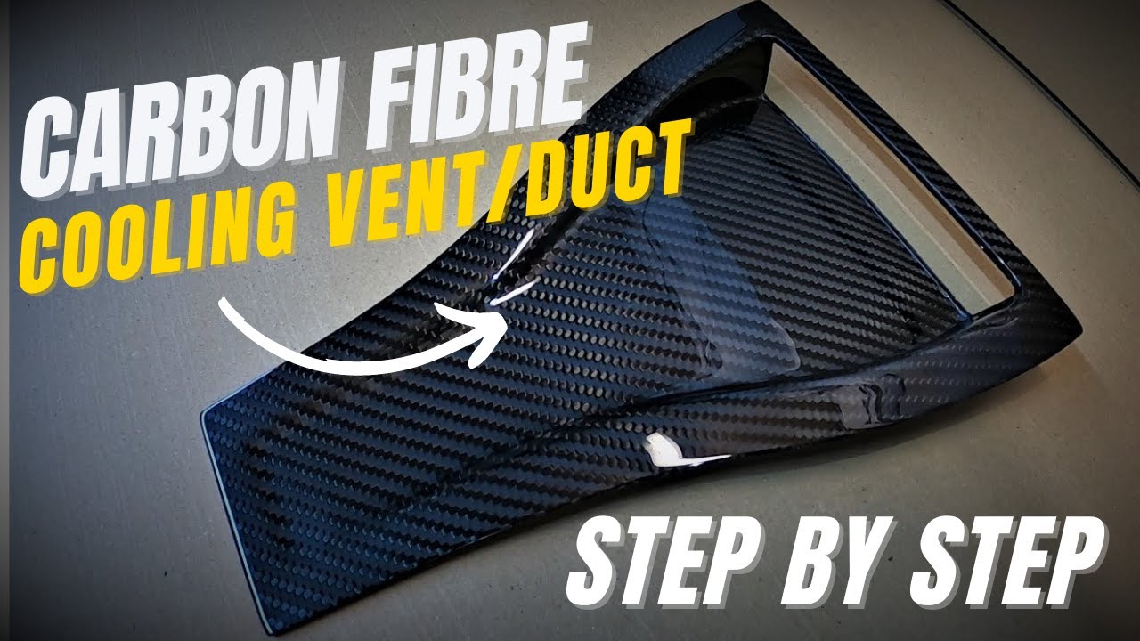 CARBON FIBRE Car Bonnet Cooling Vent / Duct Made From EPOXY Prepreg Carbon Fibre