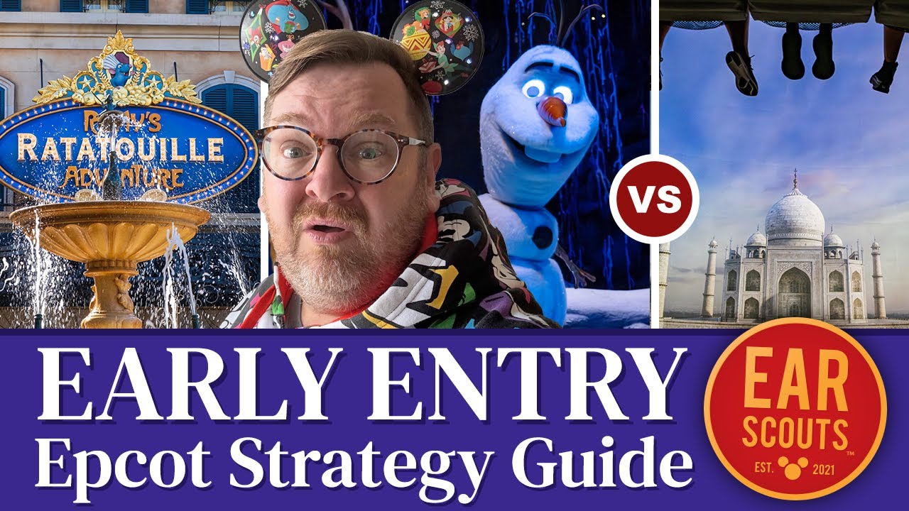Стратегия раннего входа в Epcot: Frozen, Soarin' и Remy (главный вход)