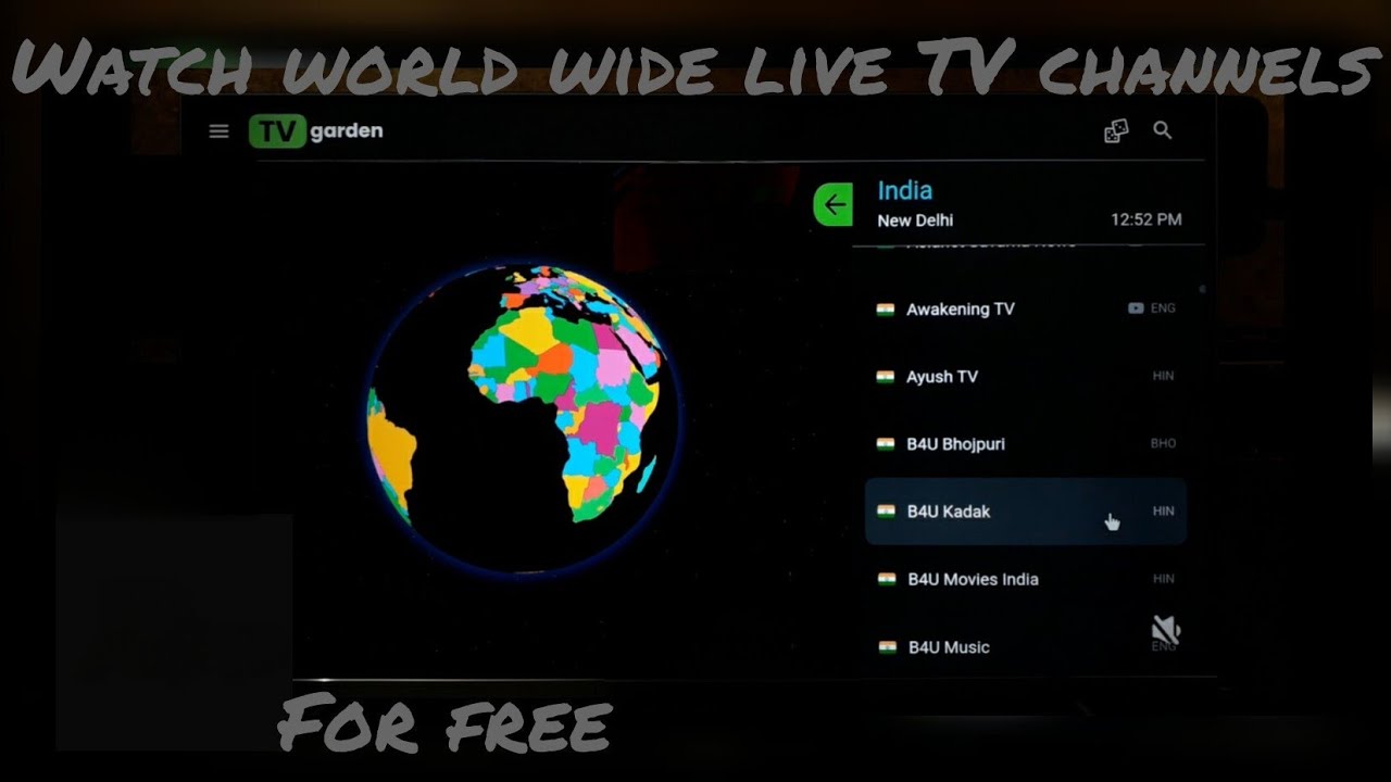 Watch live tv channels on Android/Google TV🔥। How to watch live tv channels worldwide 🔥। TV Garden✅️
