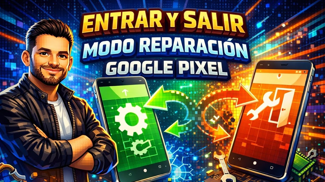 Entrar modo reparacion y salir modo reparacion Google pixel 8 9 10 6 7 5 pro xl 