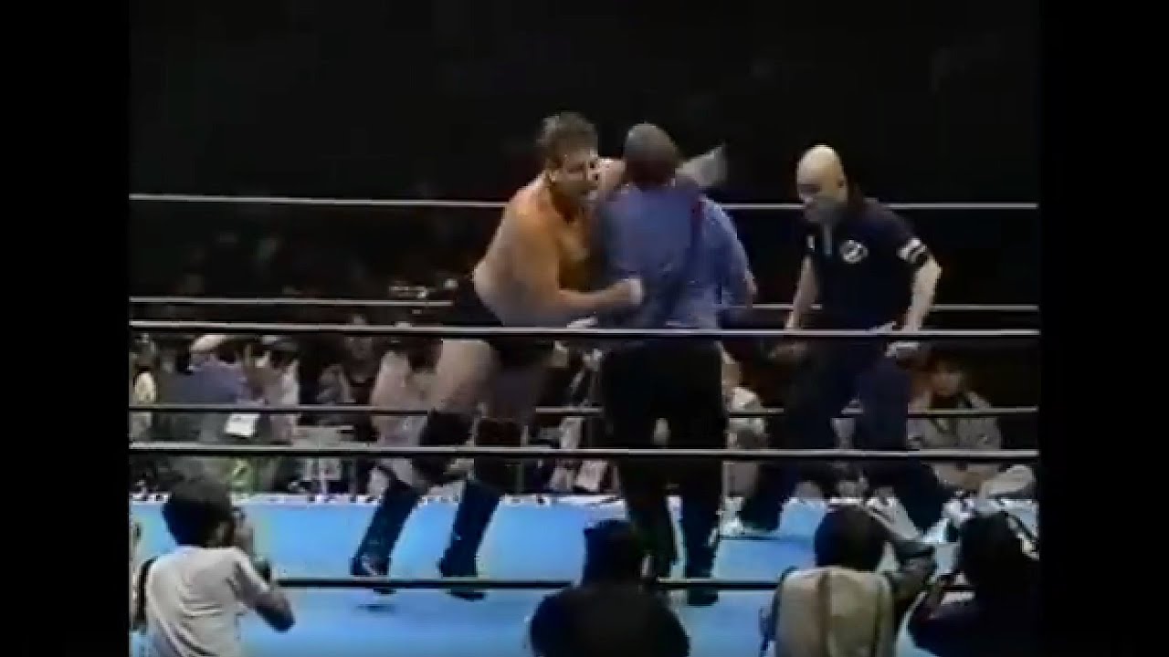 Giant Baba & Stan Hansen vs Steve Williams & Bubba 1993 12 03
