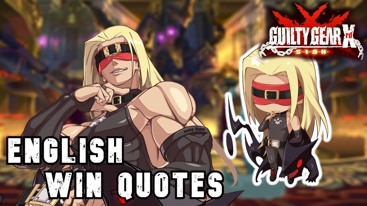 Guilty Gear Xrd: Zato-1 English Voices (Win Quotes)