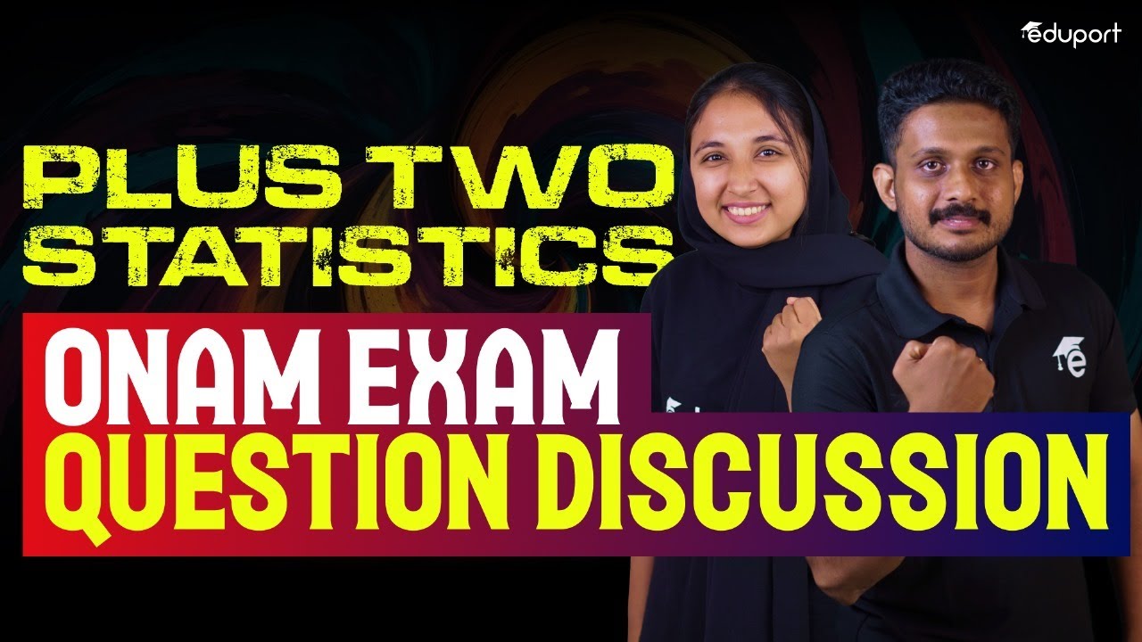 Plus Two Statistics - Onam Exam | Questions Discussions | Eduport